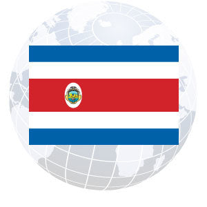 Costa Rica Government Outdoor Flags