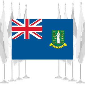 British Virgin Islands Ceremonial Flags