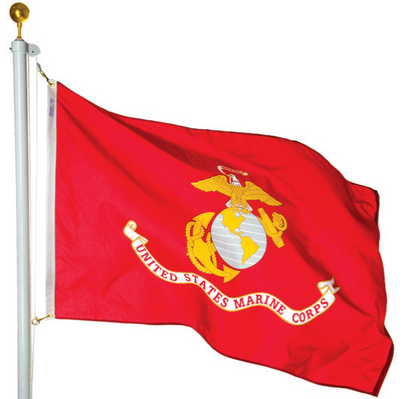 Military Polyester Outdoor Flags -  Set of 5 flags only